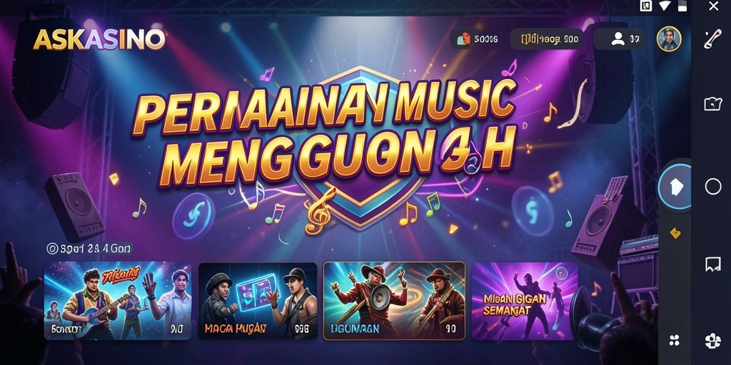 Tampilan gameplay ASKASINO yang mengasyikkan dan penuh warna.