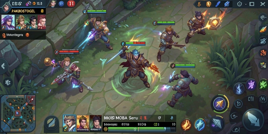Tampilan gameplay PAKBOSTOGEL yang intens dan mendebarkan.