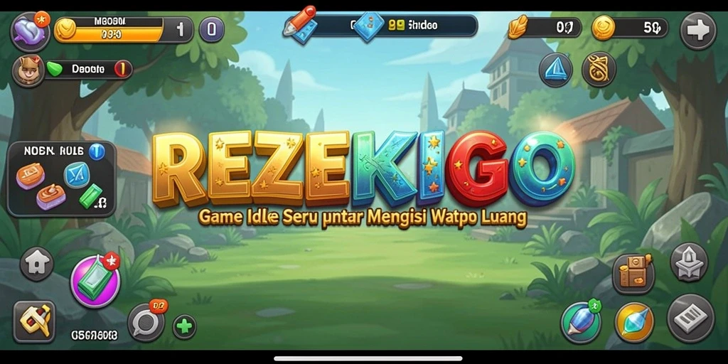 Screenshot REZEKIGO menampilkan gameplay santai dan menghibur.