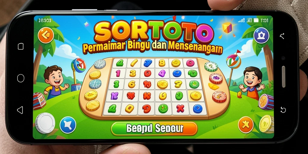 Tangkapan layar gameplay SORTOTO yang seru dan penuh warna.